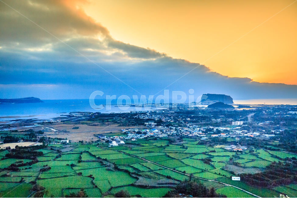 제주,두산봉,일출,성산일출봉,시골,자연,풍경,nature,landscape,한국자연풍경,한국자연경관,korea nature landscape,제주도,jeju,jeju island,outdoors,옥외,scenery,경치