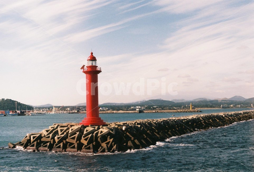 제주,등대,바다,건물,필름사진,등대,lighthouse