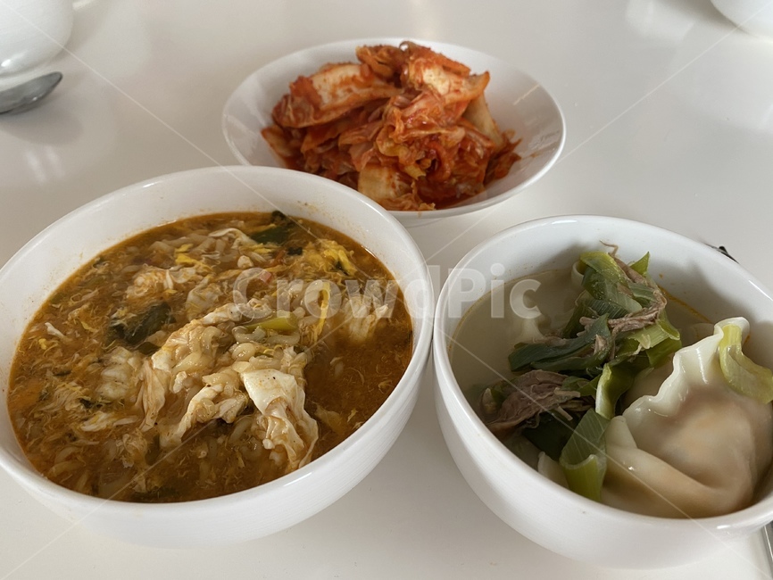사발,음식,food,라면,만두,만둣국,김치