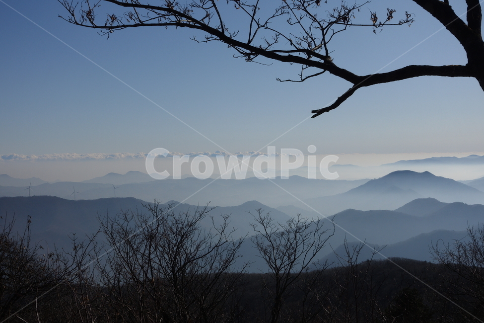 산,정상,발왕산,운무,안개,실루엣,몽환적인,nature,자연,outdoors,옥외,풍경,자연,풍경,nature,landscape