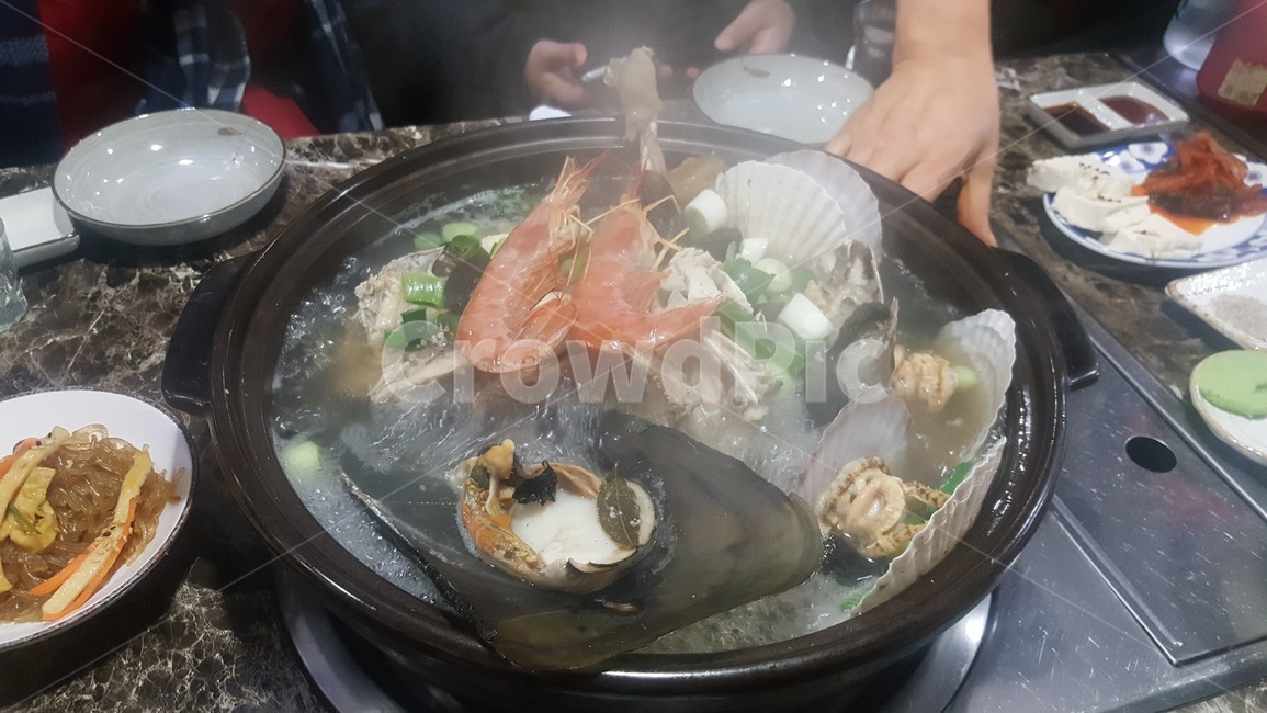 해신탕,해물탕,새우,조개,해산물