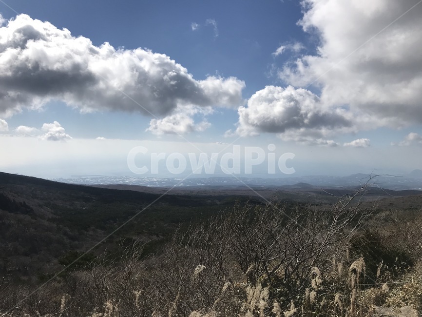 한라산,한라산중턱,산과구름,갈대밭,등산,산위풍경,산풍경,자연경관,자연,풍경,nature,landscape,weather,날씨,outdoors,옥외,cumulus,적운,sky,하늘,cloud,구름
