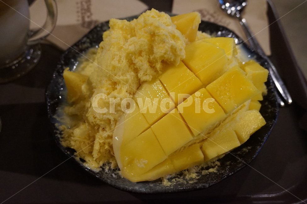 망고빙수,빙수,여름빙수,망고,음식