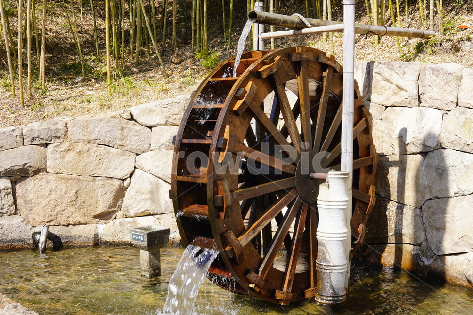 물레방아,물,기계,바퀴,wheel,죽녹원