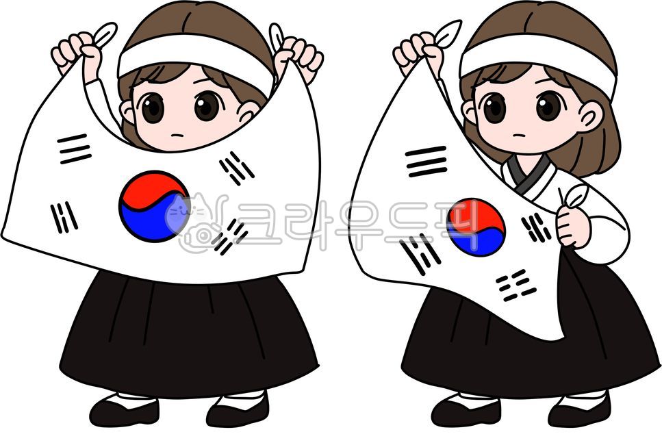 Samiljeol,Republic of Korea,Long Live the Republic of Korea,Liberation Day,Manse,Independence,Independence Movement,Yu Gwan-sun,Liberation,History,Independence Activist,Taegeukgi,Taegeuk Girl,Hanbok,Ponytail,31st