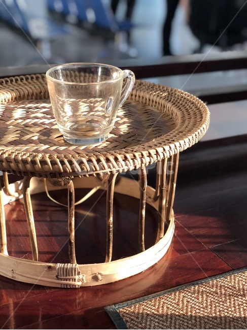 컵,테이블,cup,table,동남아,라탄,rattan