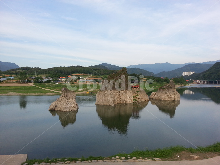 water,물,nature,자연,도담삼봉,정선