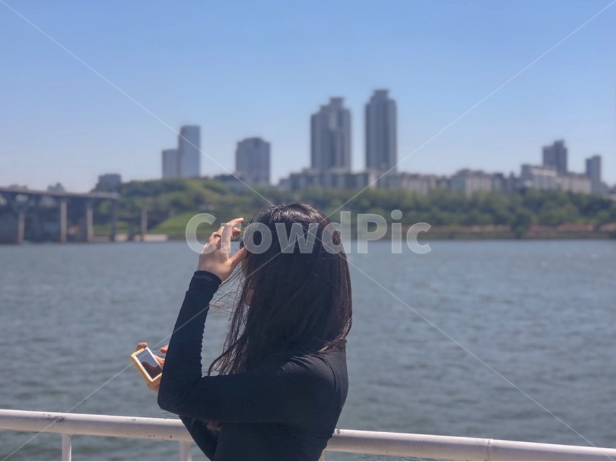 한강,아이폰,뚝섬유원지,운동,봄,사람,인물,인간,human,person,여성,여자,woman,female,lady