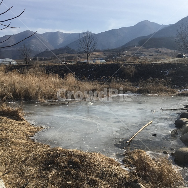 자연,nature,바닥,얼음,겨울,강
