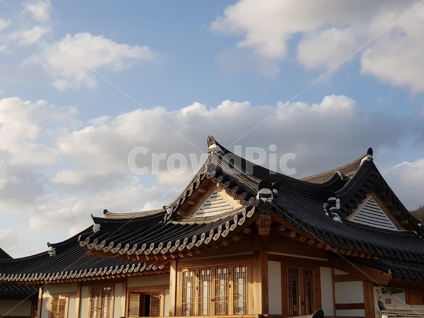 한옥,구름,가을하늘,가을,architecture,건축물,한국전통,한국문화,korean traditional,korean culture