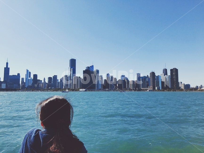 뒷모습,스카이라인,미시간호수,시카고,빌딩숲,보트투어,chicago,skyline,michiganlake,도시,풍경,city,landscape,해외,외국,세계,foreign,oversea,world,세계도시풍경,해외도시풍경,외국도시풍경,world cityscape,사람,인물,인간,human,person,여성,여자,woman,female,lady,town,시티,urban,어반,building,건물,metropolis,중심지