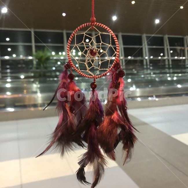 행운,운,꿈,드림캐쳐,빨강