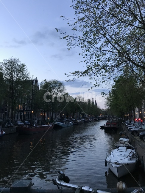 water,물,watercraft,선박,nature,자연,운하,cannal,natherland,네덜란드,도로,자전거,노을,sunset,road,bicycle,보트,배,boat