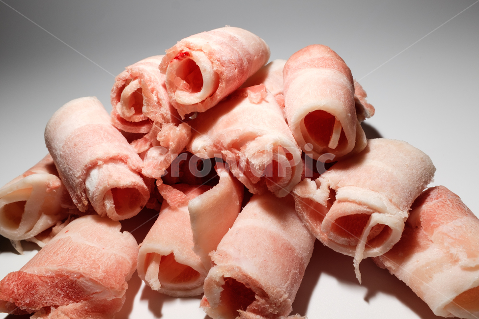 meal,sliced,pork belly,frozen meat,meat,frozen,raw,pork,food