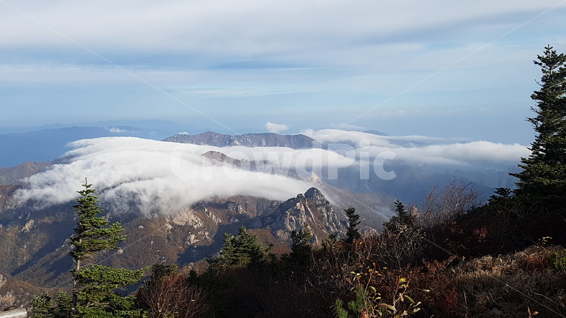 설악산,국립공원,운해,가을,여명,자연,풍경,nature,landscape,mountain range,산맥,outdoors,옥외,mountain,산