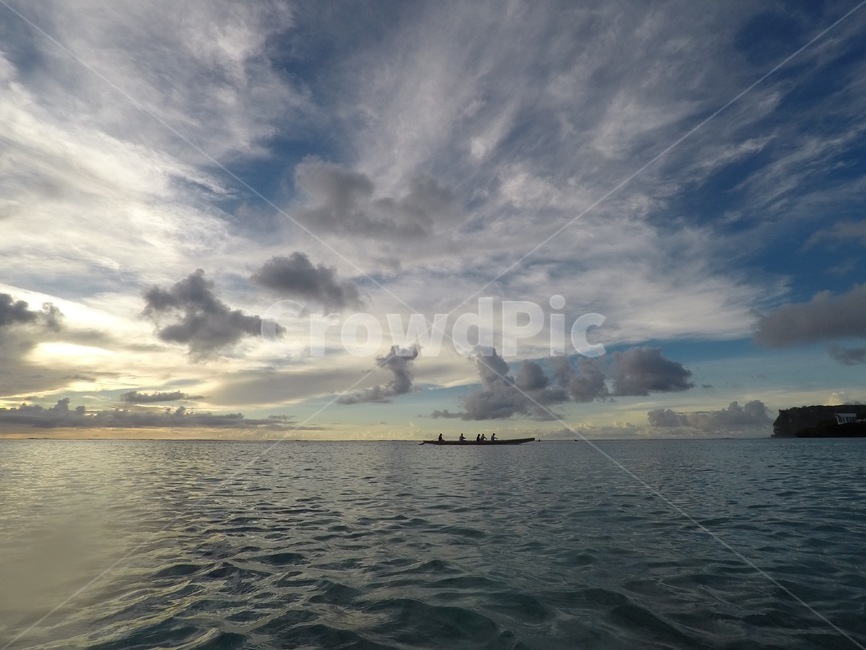 하늘,바다,괌,투몬비치,선셋,guam,tumon,비치,해변,beach,see,sky,sunset,자연,풍경,nature,landscape,weather,날씨,outdoors,옥외,cloud,구름,cumulus,적운