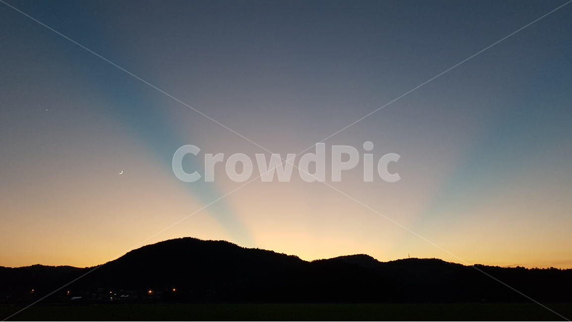 이슬,저녁하늘,밤하늘,빛,별,달,자연,풍경,nature,landscape,야경,밤,nightscape,night,outdoors,옥외