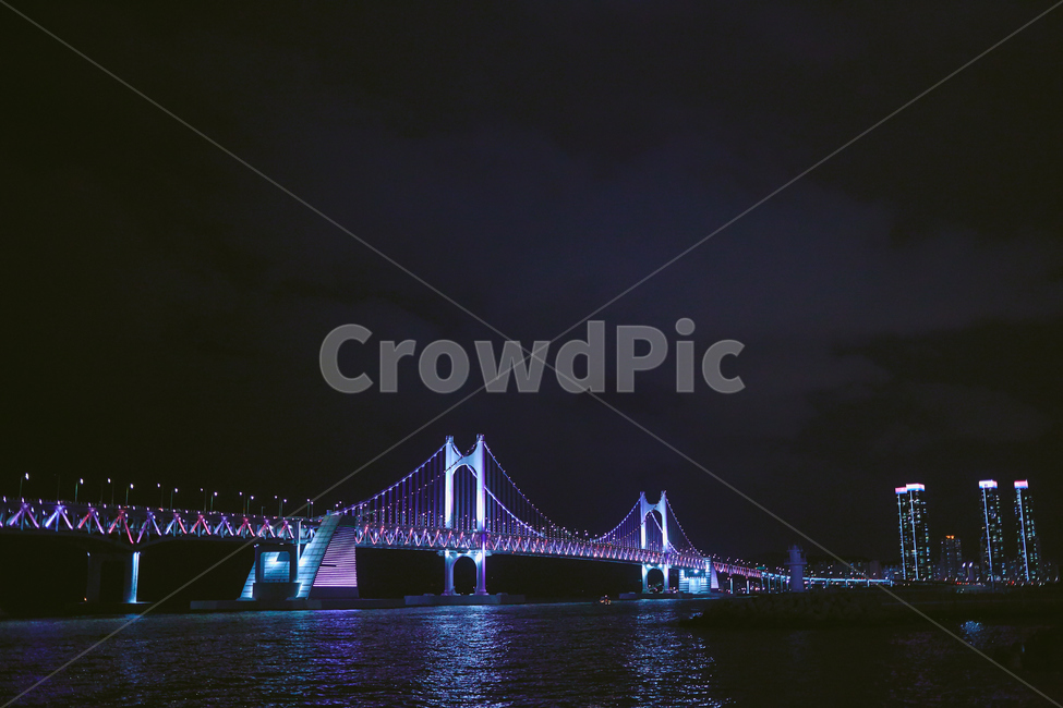 building,건물,bridge,다리,광안대교,부산,대교,광안,불빛