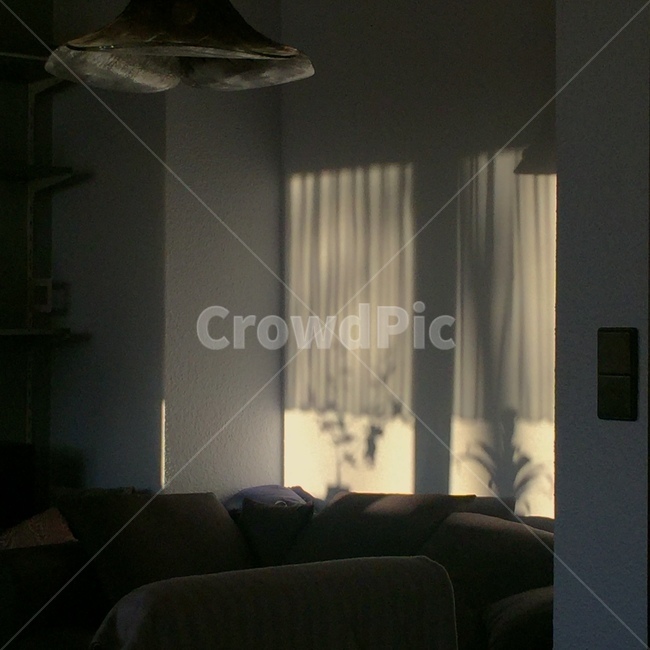 그림자,커튼,노을,식물,전등,인테리어,실내디자인,interior design