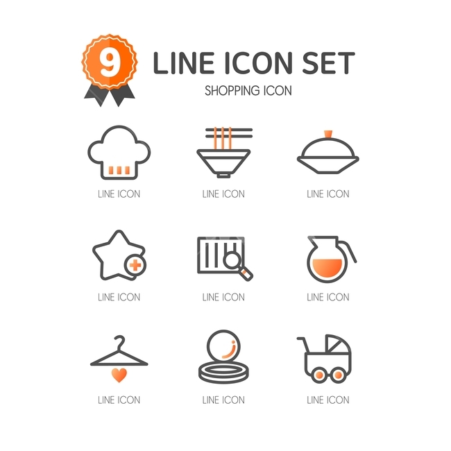 Line icon,jade hanger,icon,Pictogram,noodle,stroller,Simple icon