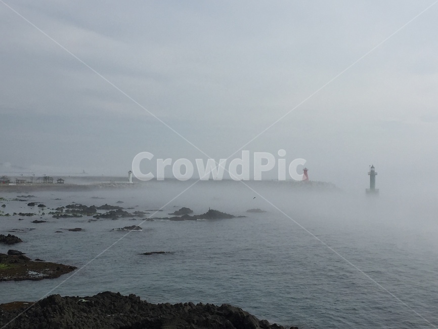 바다,안개,등대,sea,fog