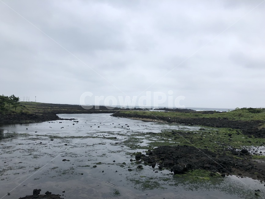 바다,산,들,하늘,구름,흐린날씨,자연,풍경,nature,landscape,outdoors,옥외,land,땅,water,물