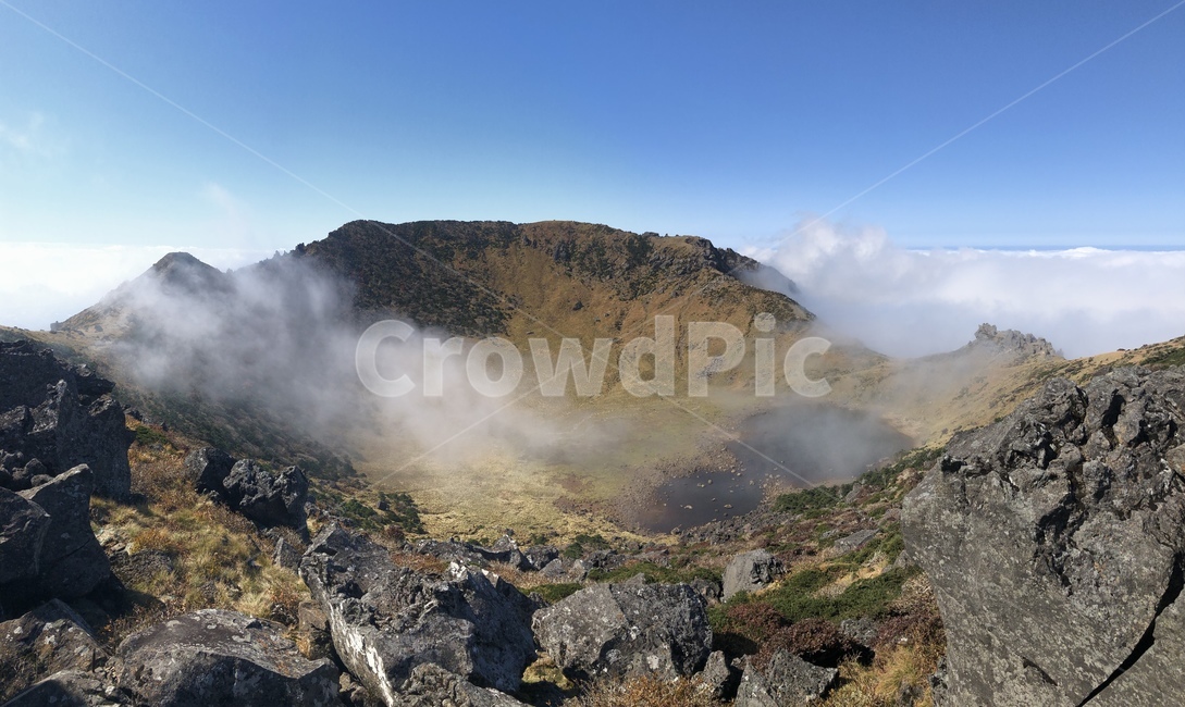 한라산,백록담,등산,풍경,하늘,nature,hallamountain,mountain,landscape,sky,자연