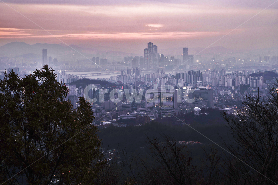 도심풍경,서울,안산,노을,석양,아파트,건물,마포구,붉은노을,도시,풍경,city,landscape,한국도시풍경,한국도시경관,korea cityscape