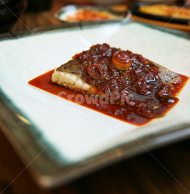 반찬,홍어찜,가오리찜,thornback,japanesefood,일식,음식