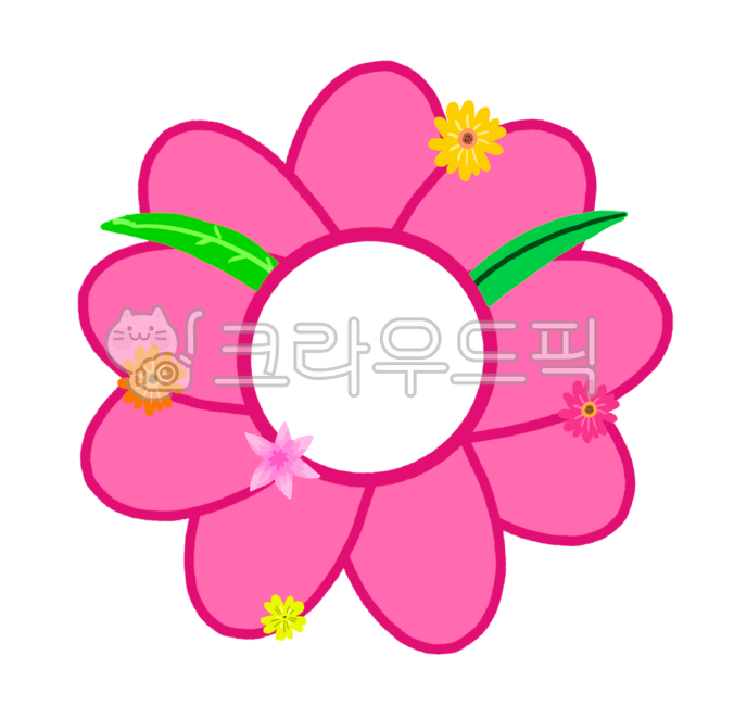 꽃,꽃일러스트,손그림,일러스트,유아교육,이름표,네임택,꽃모양,디자인소스,플로랄디자인,경축디자인,어린이집소스,유치원소스,초등학교소스