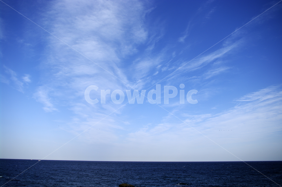 하늘,바다,구름,수평선,풍경,자연,풍경,nature,landscape,outdoors,옥외,azure sky,푸른 하늘,sky,horizon