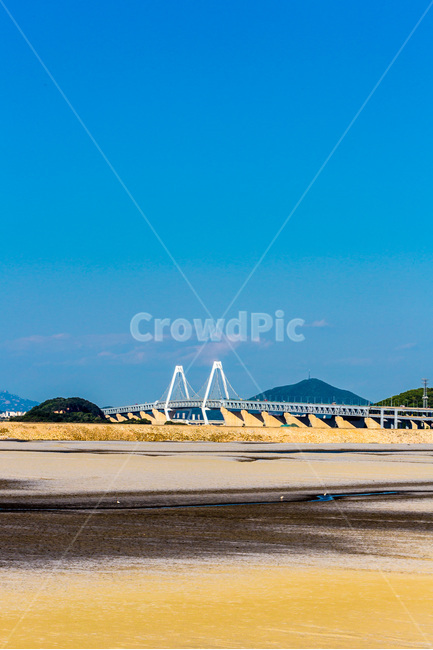 영종도,썰물,갯벌,환경,하늘,모래톱,풍경,영종대교,자연,풍경,nature,landscape,한국자연풍경,한국자연경관,korea nature landscape