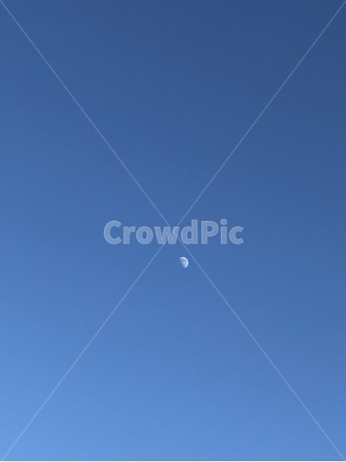 하늘,달,파랑,자연,감성,sky,sora,moon,tsuki,blue,ao,nature,야경,밤,풍경,nightscape,night,landscape,outdoors,옥외