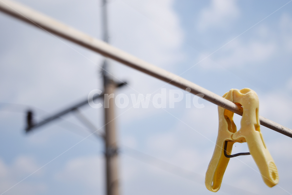 빨래,빨래집게,하늘,맑음,감성,사물,물건,오브젝트,thing,object,matter