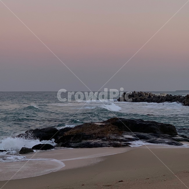 노을,바다,파도,자연,분홍하늘,감성,자연,풍경,nature,landscape,해변,바다,beach,sea,promontory,곶