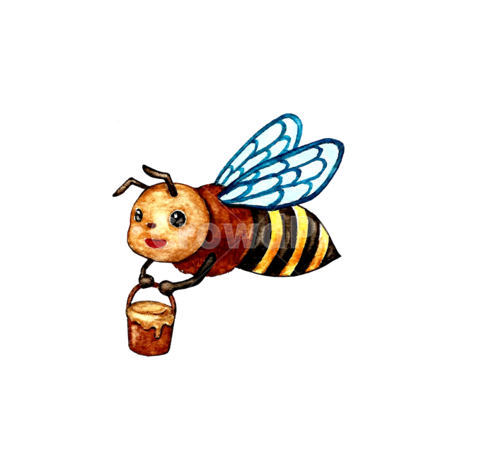 invertebrate,무척추동물,animal,동물,honeybee,꿀벌,insect,곤충,bee,벌,수채화,그림,그래픽,일러스트레이션,graphic,illustration