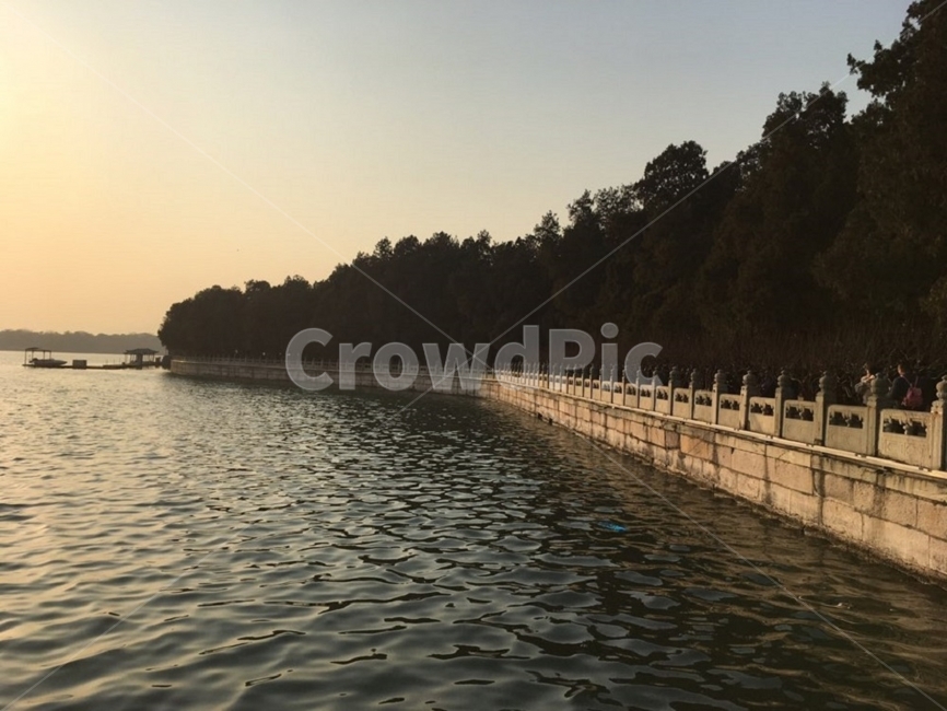 이화원,중국,강,저녁노을,예쁜강,자연,풍경,nature,landscape,outdoors,옥외,water,물