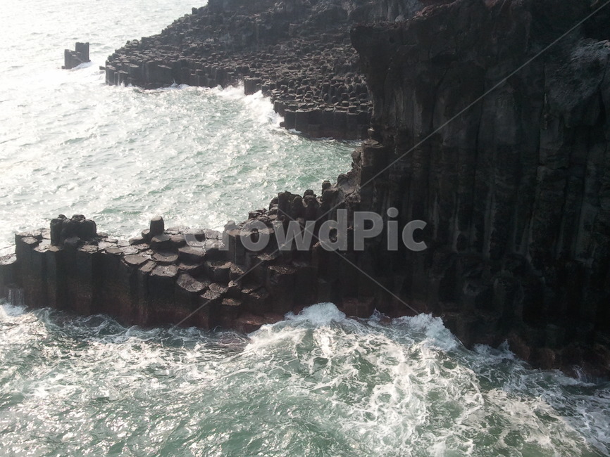 제주도,주상절리,풍경,절벽,자연,자연,풍경,nature,landscape,outdoors,옥외,cliff,낭떠러지,promontory,곶,water,물,sea,바다,ocean,대양
