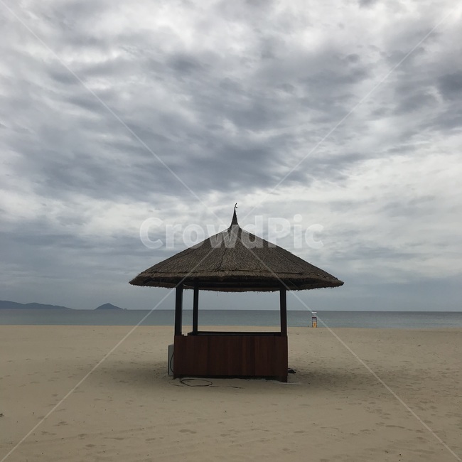 전망대,해변,바닷가,베트남,하늘