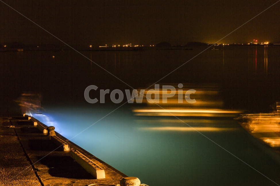 항구,실장어잡이,빛,문양,바닷가,부두,자연,풍경,nature,landscape,야경,밤,nightscape,night,banister,난간,handrail