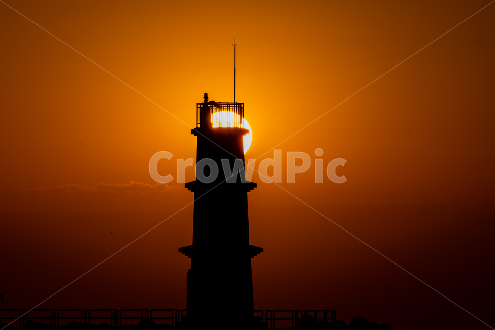일출,등대,아침,바다,태양,자연,풍경,nature,landscape,등대,lighthouse,실루엣,그림자,silhouette,shadow,architecture,건축물,building,건물,tower,탑