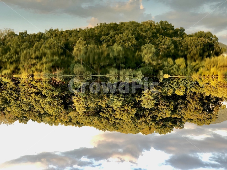 호수,데칼코마니,자연,반전,상하반전,물,나무,숲,하늘,자연,풍경,nature,landscape,plant,식물,tree,land,땅,outdoors,옥외,vegetation,초목