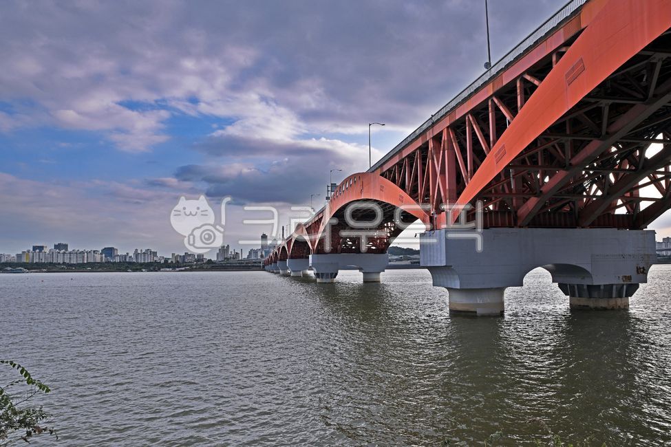 Han River Bridge,pier,Seongsan Bridge,Truss method,Han River