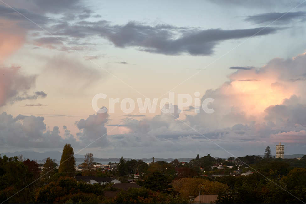 오클랜드,뉴질랜드,해외,느낌,감각,감성,노을,구름,하늘,저녁,치유,힐링