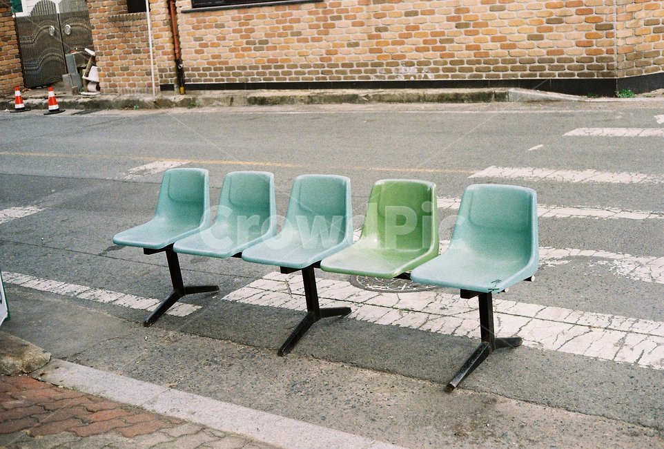 의자,대기석,chair,blue,green,파랑,파란,초록,녹색,빈티지의자,빈티지