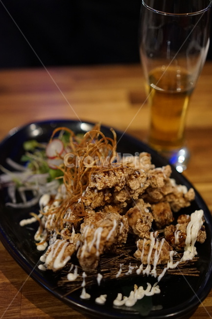치킨,가라야게,가라아게,튀김,술안주,음식,요리,야식,음식,식재료,요리,food,cook,meal,dishes,food reserves