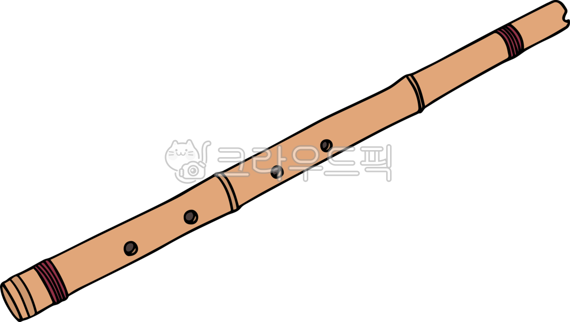 국악, 악기, 단소, 국악기, 전통악기, 사진,이미지,일러스트,캘리그라피 - 초잉일러스트작가