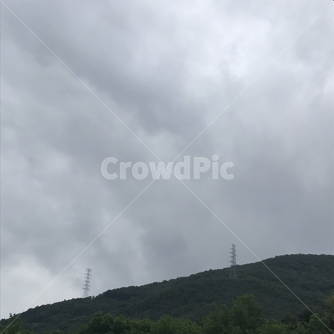 하늘,구름,날씨,옥외,자연,nature,cloud,outdoors,sky,weather,안개,fog,mountain,산,전선