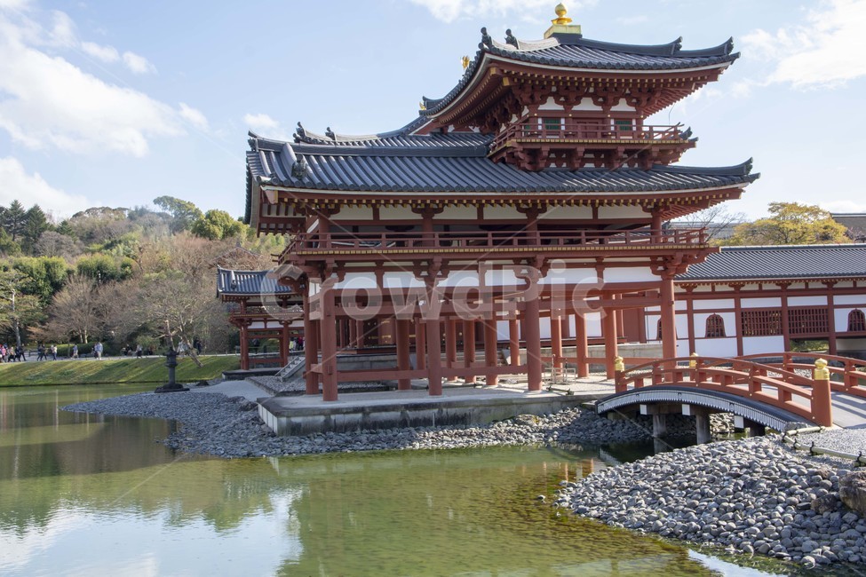 building,건물,architecture,건축물,뵤도인,pond,연못,물,water