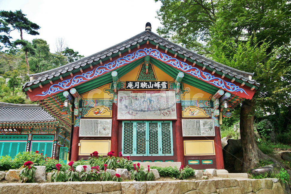 아미타전,영월암,설봉산,이천,사찰,불교사찰,축대,단청,암자,산사